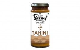 Bechef Tahini Stone Ground Sesame Seeds  Glass Jar  230 grams